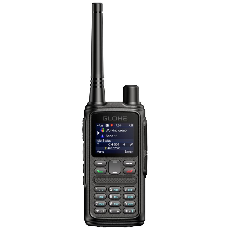GLOHE AP200C PoC and analog radio front view